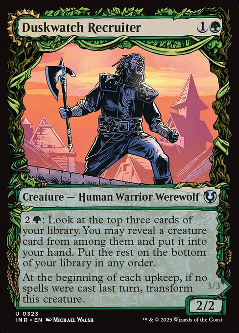 Duskwatch Recruiter // Krallenhorde Howler – Innistrad Remastered (INR-323) Magic: The Gathering card | LC-REM-20260804-15339551850828-8fc0e32a-552a-4208-a8ca-2cd3bdd70989