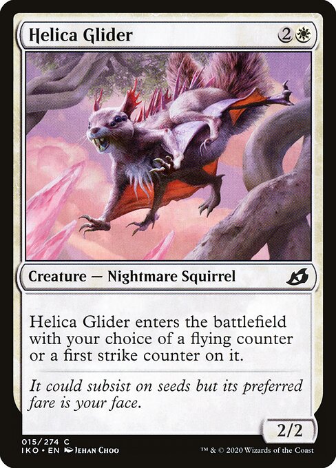 Helica Glider – Ikoria: Lair of Behemoths (IKO-15) Magic: The Gathering card