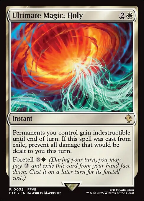 Ultimate Magic: Holy – Final Fantasy Commander (FIC-32) Magic: The Gathering card | LC-REM-20260804-15339695898956-8fdb8414-2f08-42fb-ae0a-c7f0af1e144e Hoofdafbeelding