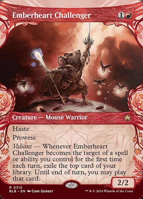 Emberheart Challenger – Bloomburrow (BLB-315) Magic: The Gathering card | LC-REM-20260804-15151538962764-8fde5980-ad2c-4ddf-8244-f9688a6225f2 Immagine principale del prodotto