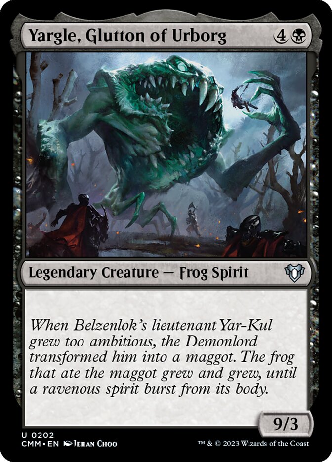 Yargle, Glutton of Urborg - Commander Masters (Uncommon) [CMM-202]