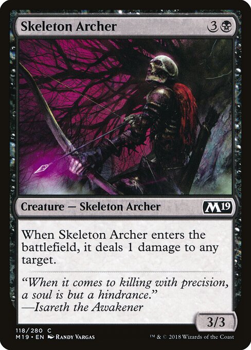 Skeleton Archer – Core 2019 (M19-118) Magic: The Gathering card