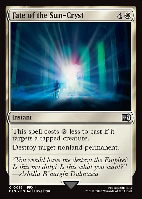 Fate of the Sun-Cryst – Final Fantasy (FIN-19) Magic: The Gathering card | LC-REM-20260804-15568986931532-900cdf11-b42e-4dcc-97c3-2e4d8e406a70 Main image