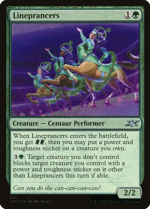 Lineprancers – Unfinity (UNF-432) Magic: The Gathering card | LC-REM-20260804-15339607720268-900f91be-10dc-4f4a-b6a6-013b372b982b