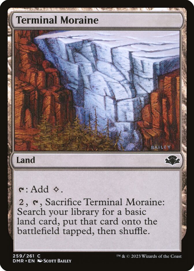 Terminal Moraine - Dominaria Remastered (Common) [DMR-259]