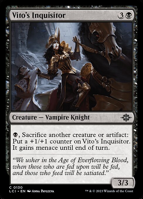Vito's Inquisitor – The Lost Caverns of Ixalan (LCI-130) Magic: The Gathering card | LC-REM-20260804-15393093419340-9030048a-b866-4a89-8d4a-aa55411463e4