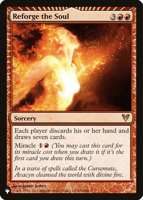 Reforge the Soul – The List (PLST-AVR-151) Magic: The Gathering card | LC-REM-20260804-15151882338636-9046cf57-b702-4410-888b-f948e8fea5ad Main image
