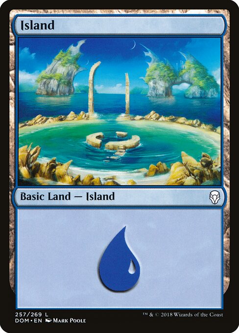 Island – Dominaria (DOM-257) Magic: The Gathering card | LC-REM-20260804-15610377601356-90520e73-5c7e-4735-a16d-f737e1a230cf