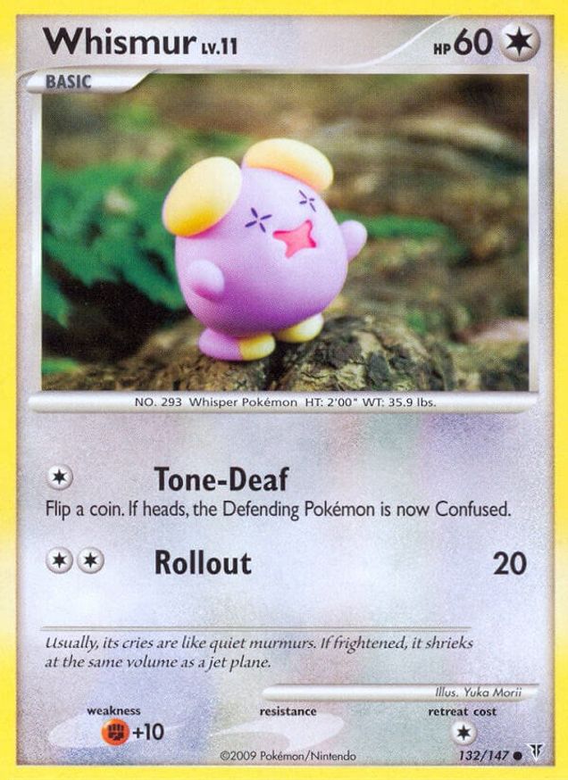 Pokémon-kaart Whismur Lv.11 132/147 Common uit de set Supreme Victors