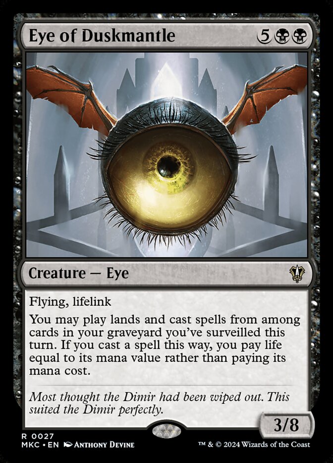 Eye of Duskmantle - Commander: Murders at Karlov Manor (Rare) [MKC-27]
