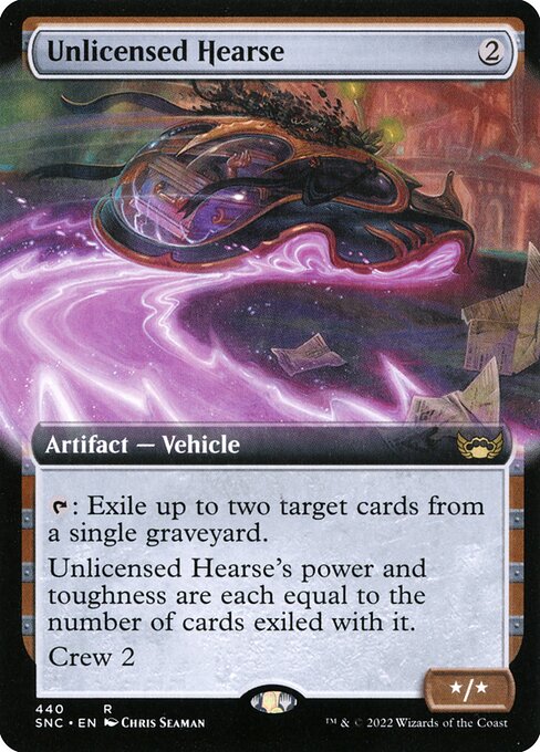 Unlicensed Hearse – Streets of New Capenna (SNC-440) Magic: The Gathering card | LC-REM-20260804-15383433183564-9066fb8f-8568-4e87-bee9-573f6c204a26