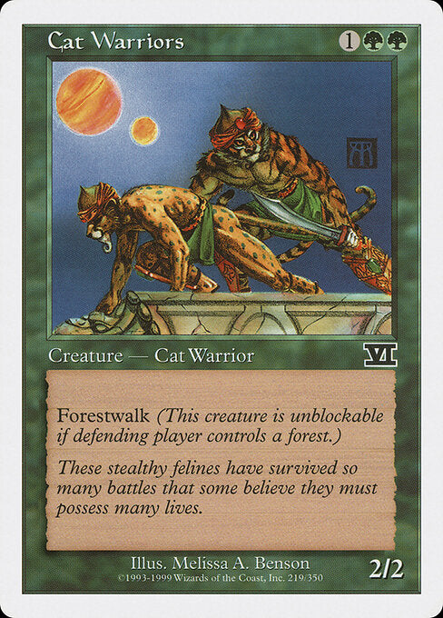 Cat Warriors – Sixth Edition (6ED-219) Magic: The Gathering card