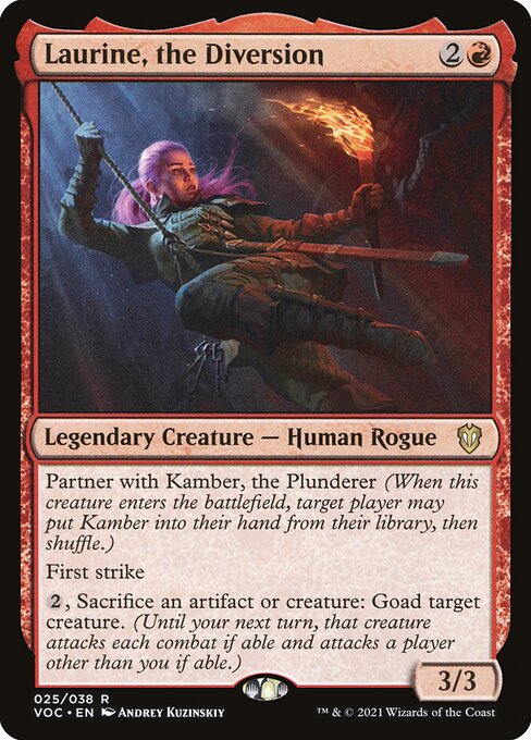 Laurine, the Diversion – Crimson Vow Commander (VOC-25) Magic: The Gathering card | LC-REM-20260804-15151055372620-909b3afa-a836-4b8a-9ceb-67559fe42420