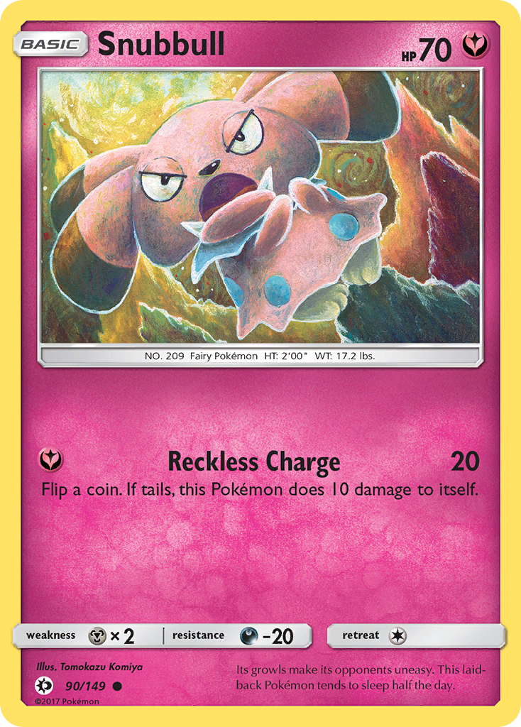 Snubbull – Sun & Moon 90 – Pokémon TCG single card Main image