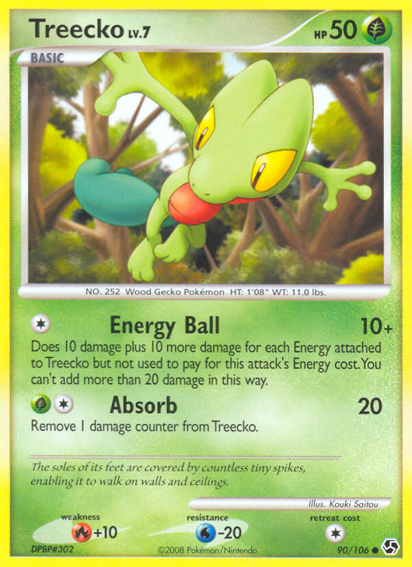 Treecko Lv.7 – Great Encounters 90 – Pokémon TCG single card Hoofdafbeelding