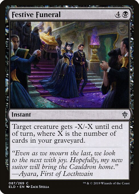 Festive Funeral – Throne of Eldraine (ELD-87) Magic: The Gathering card | LC-REM-20260804-15150800929100-90a90af0-eb40-40da-bf4b-f0af687c6430