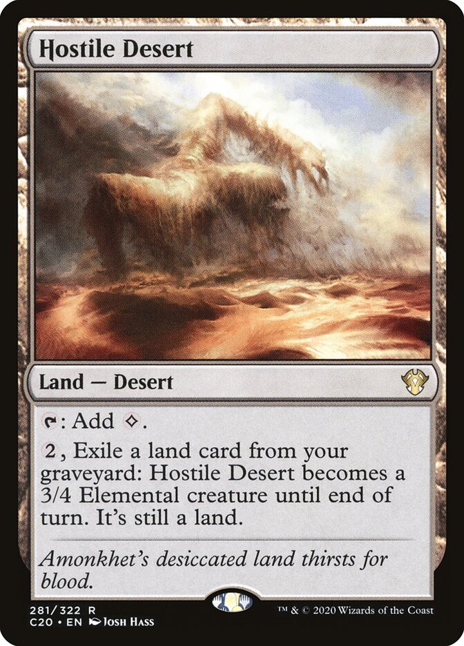 Hostile Desert - Commander: Ikoria (Rare) [C20-281]
