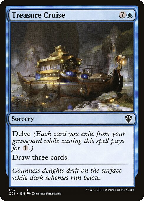Treasure Cruise – Commander 2021 (C21-133) Magic: The Gathering card | LC-REM-20260804-15608873189708-90bb3d28-30a4-4344-8a41-fe8b9ebf6ce3