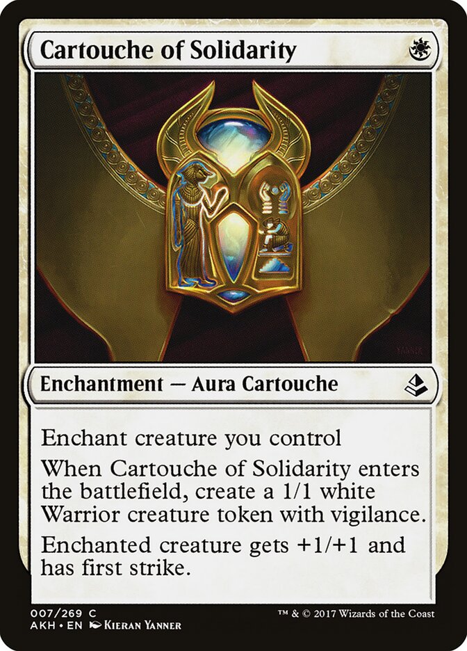 Cartouche of Solidarity - Amonkhet (Common) [AKH-7]