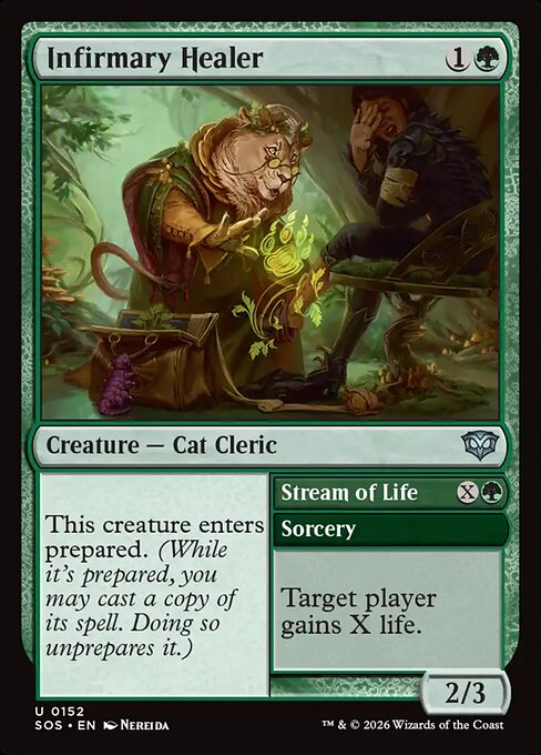 Infirmary Healer // Stream of Life – Secrets of Strixhaven (SOS-152) Magic: The Gathering card | LC-REM-20260804-15765061861708-911442e3-3003-4683-a766-e791e9553667 Hauptbild