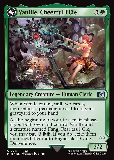 Vanille, Cheerful l'Cie – Final Fantasy (FIN-211) Magic: The Gathering card | LC-REM-20260804-15339698946380-91226c1a-63a0-494e-bcf0-77c2d6f49213 Imagen principal del producto