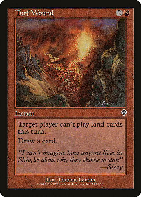 Turf Wound – Invasion (INV-177) Magic: The Gathering card | LC-REM-20260804-15340139184460-91392e9f-f96a-4ac5-b1f1-c73540cf249e