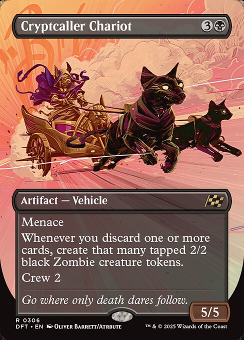 Cryptcaller Chariot – Aetherdrift (DFT-306) Magic: The Gathering card | LC-REM-20260804-15339539890508-914f4e3c-2729-488b-883f-7657deea39c8