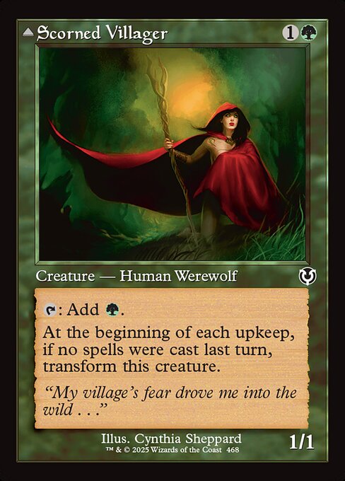 Scorned Villager // Moonscarred Werewolf – Innistrad Remastered (INR-468) Magic: The Gathering card | LC-REM-20260804-15340122276172-9152b78f-bd35-4e6a-9bd3-d0a65d898e95
