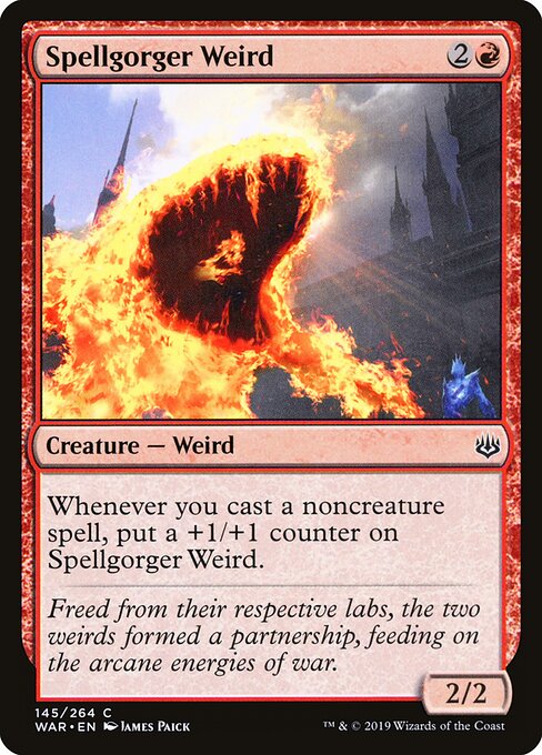Spellgorger Weird – War of the Spark (WAR-145) Magic: The Gathering card
