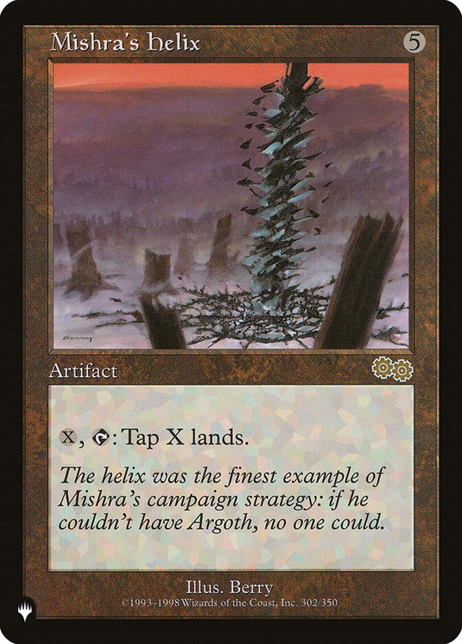 Magic-kaart Mishra's Helix PLST-USG-302 uit The List (Rare)