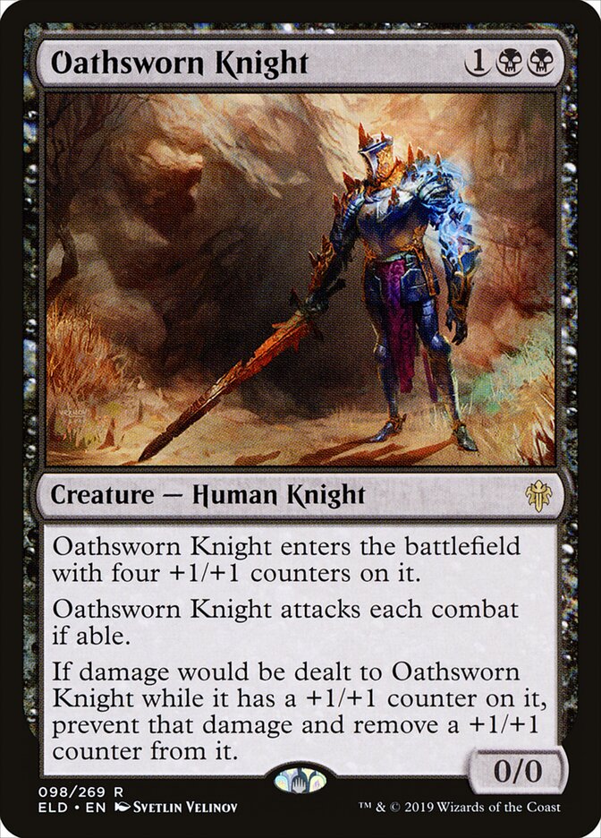 Oathsworn Knight - Throne of Eldraine (Rare) [ELD-98] Hoofdafbeelding
