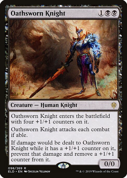 Oathsworn Knight – Throne of Eldraine (ELD-98) Magic: The Gathering card