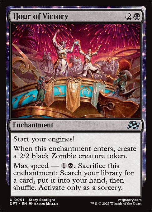 Hour of Victory – Aetherdrift (DFT-91) Magic: The Gathering card