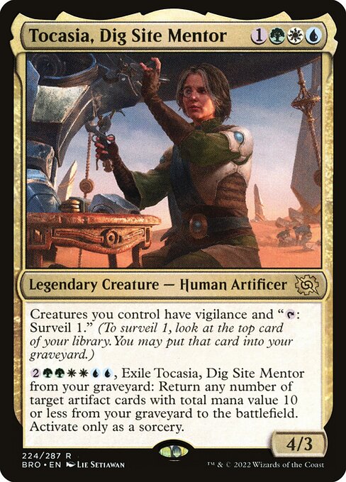 Tocasia, Dig Site Mentor – The Brothers' War (BRO-224) Magic: The Gathering card | LC-REM-20260804-15339690000716-919a32a6-b66d-4a75-a02f-fa1c4c87b738