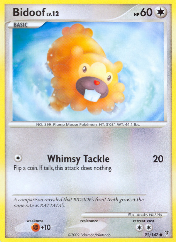 Bidoof Lv.12 – Supreme Victors 91 – Pokémon TCG single card