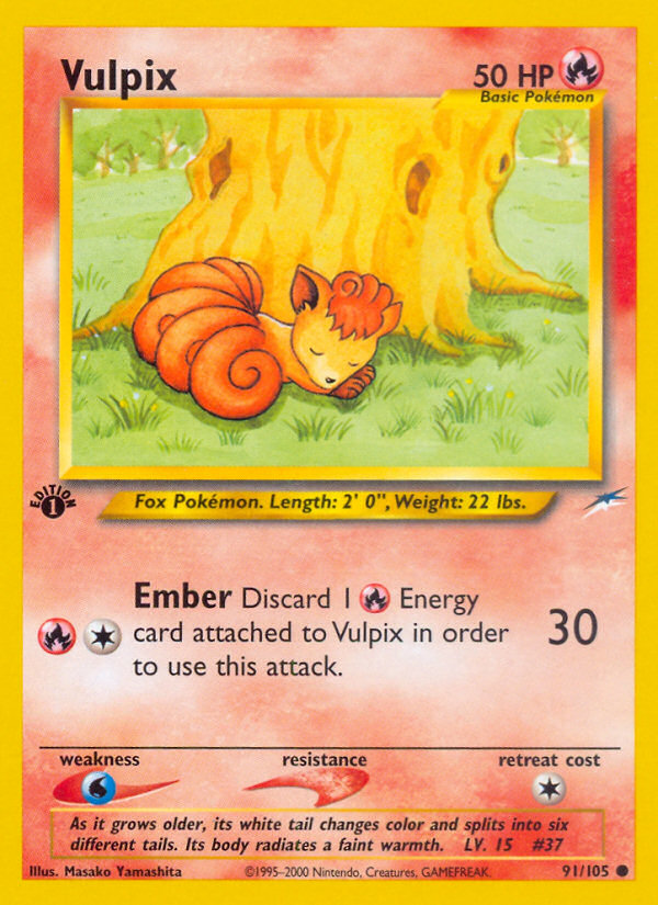 Vulpix – Neo Destiny 91 – Pokémon TCG single card Hoofdafbeelding