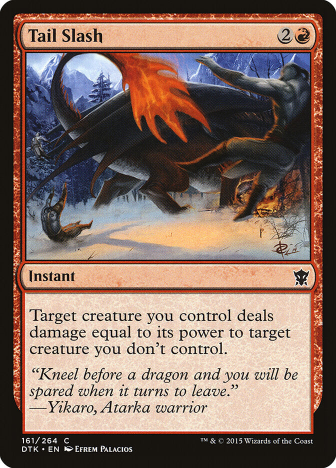 Tail Slash - Dragons of Tarkir (Common) [DTK-161] Hoofdafbeelding