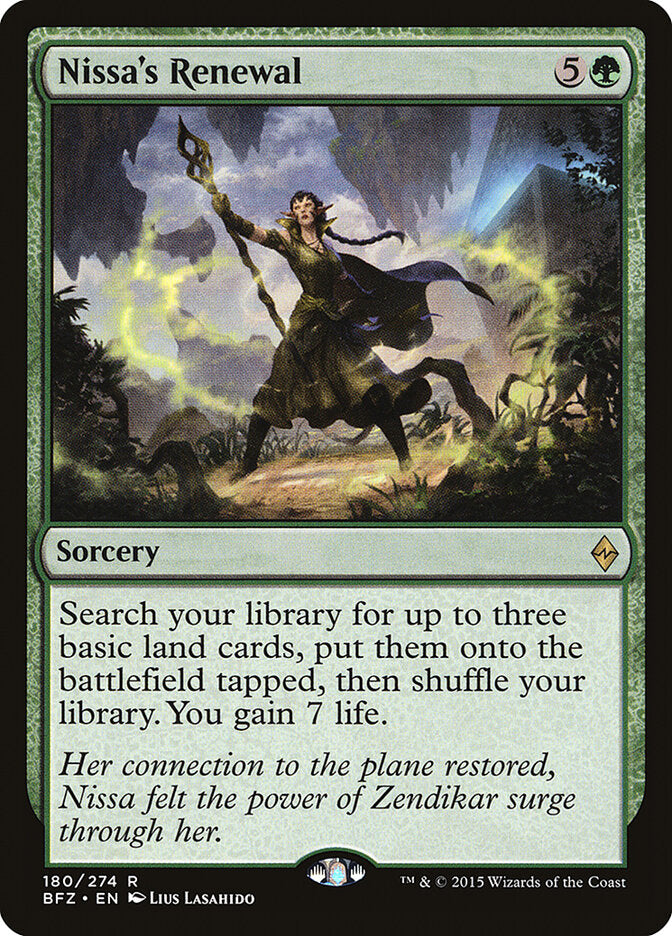 Nissa's Renewal - Battle for Zendikar (Rare) [BFZ-180]