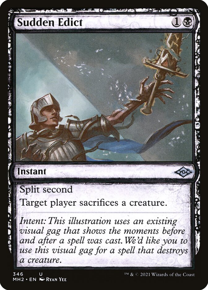 Magic-kaart Sudden Edict XMH2-346 uit Modern Horizons 2: Extras (Uncommon)