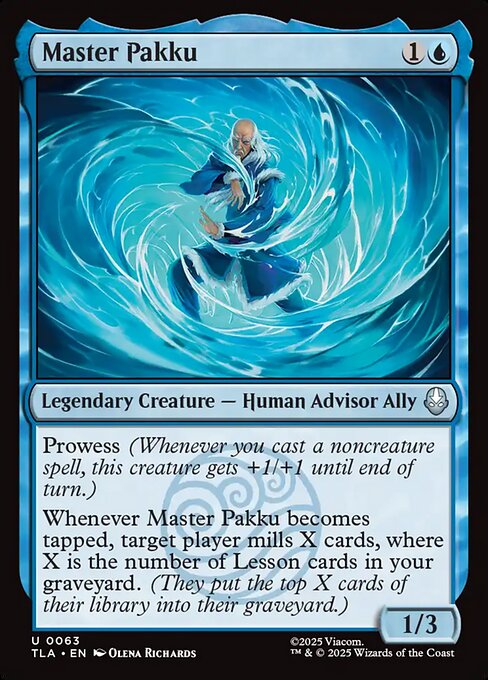 Master Pakku – Magic: The Gathering | Avatar: The Last Airbender (TLA-63) Magic: The Gathering card