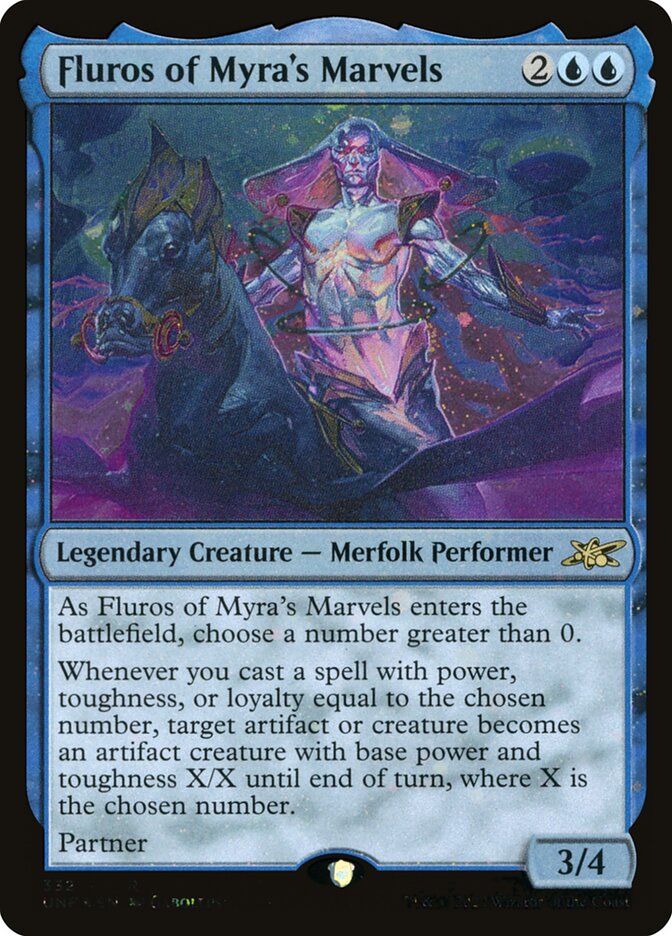 Magic-kaart Fluros of Myra's Marvels UNF-332 uit Unfinity (Rare)