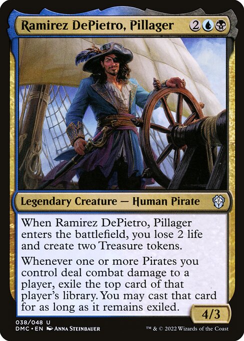 Ramirez DePietro, Pillager – Commander: Dominaria United (DMC-38) Magic: The Gathering card