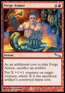 Forge Armor - Mirrodin (Uncommon) [MRD-92] Hoofdafbeelding
