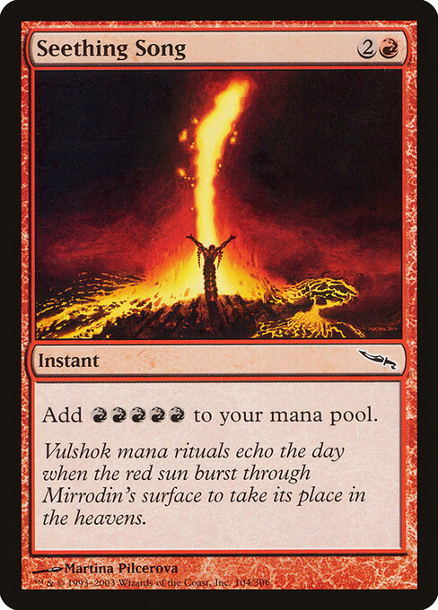 Seething Song – Mirrodin (MRD-104) Magic: The Gathering card | LC-REM-20260804-15617496547660-9213d580-7953-455f-abbe-99d3db2705cf