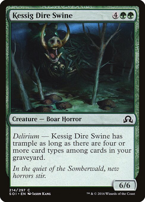 Kessig Dire Swine – Shadows over Innistrad (SOI-214) Magic: The Gathering card