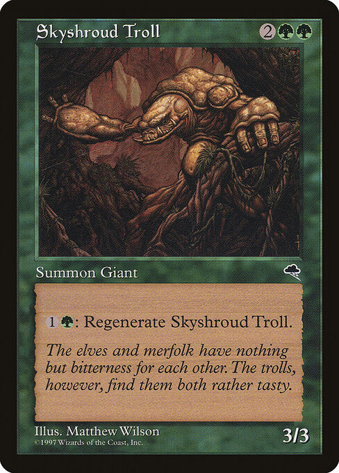 Skyshroud Troll – Tempest (TMP-257) Magic: The Gathering card | LC-REM-20260804-15151478931788-925c488d-79db-47d1-b7be-851f31732026 Image principale du produit