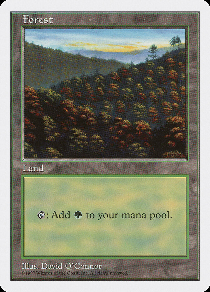 Magic-kaart Forest 5ED-448 uit Fifth Edition (Land) Hoofdafbeelding