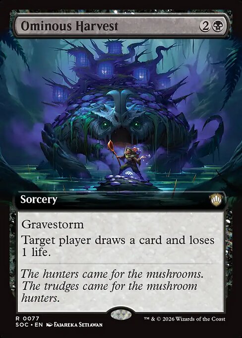 Ominous Harvest – Secrets of Strixhaven Commander (SOC-77) Magic: The Gathering card | LC-REM-20260804-15765060125004-9274c73b-f01b-4b91-b736-9650966c2b20 Main image