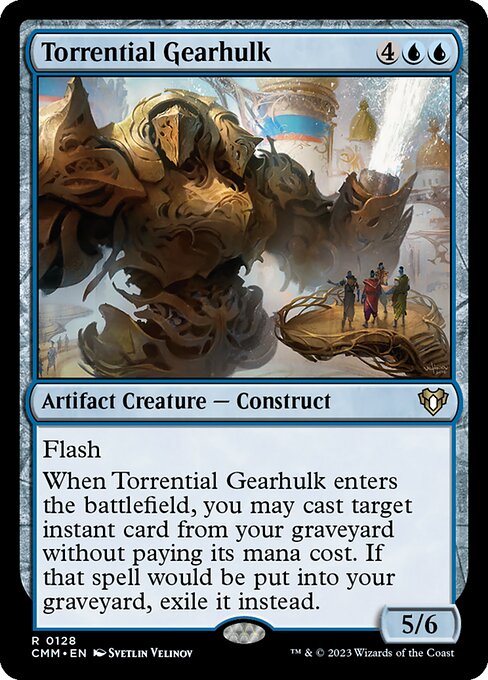 Torrential Gearhulk – Commander Masters (CMM-128) Magic: The Gathering card | LC-REM-20260804-15376411296076-92872fea-2fb4-4154-815e-cad9d966e60f Immagine principale del prodotto