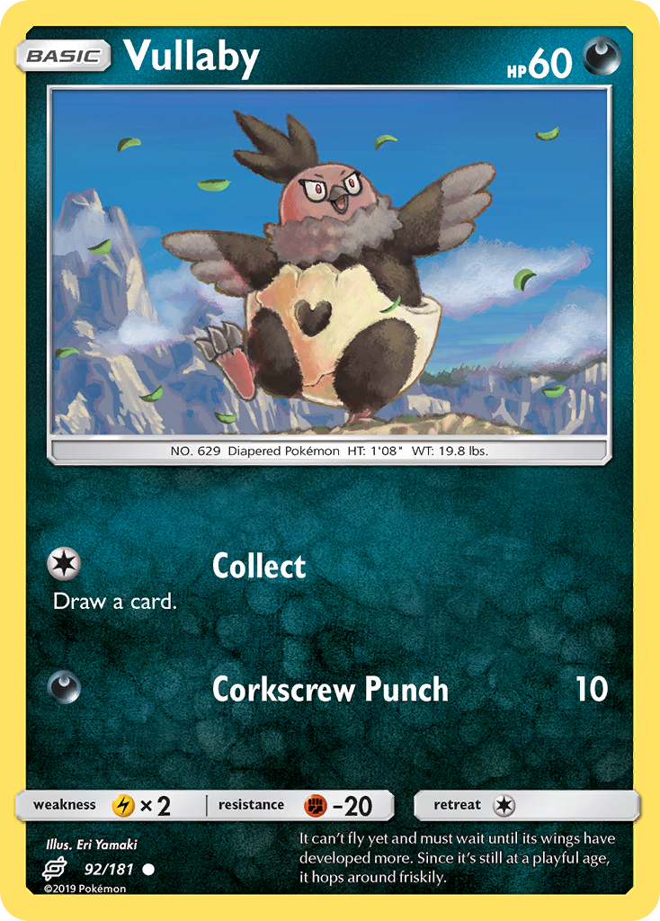Vullaby – Team Up 92 – Pokémon TCG single card Hoofdafbeelding